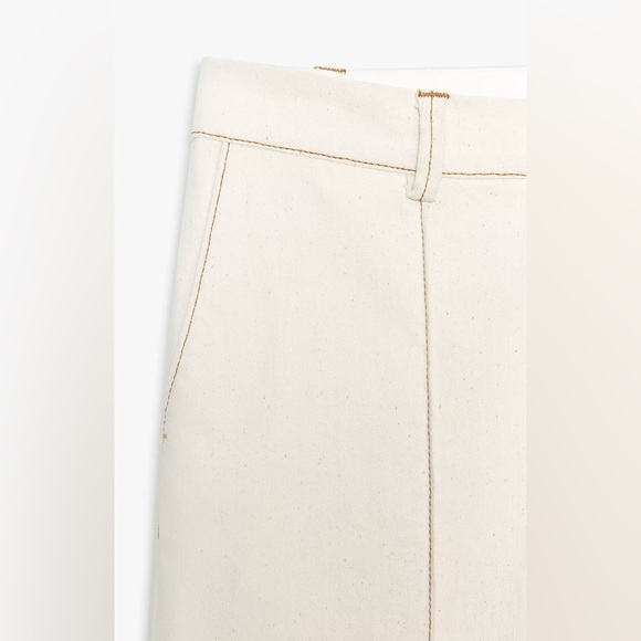 ZARA STITCHED BOOTCUT PANTS
Color: ECRU - Picture 3 of 13